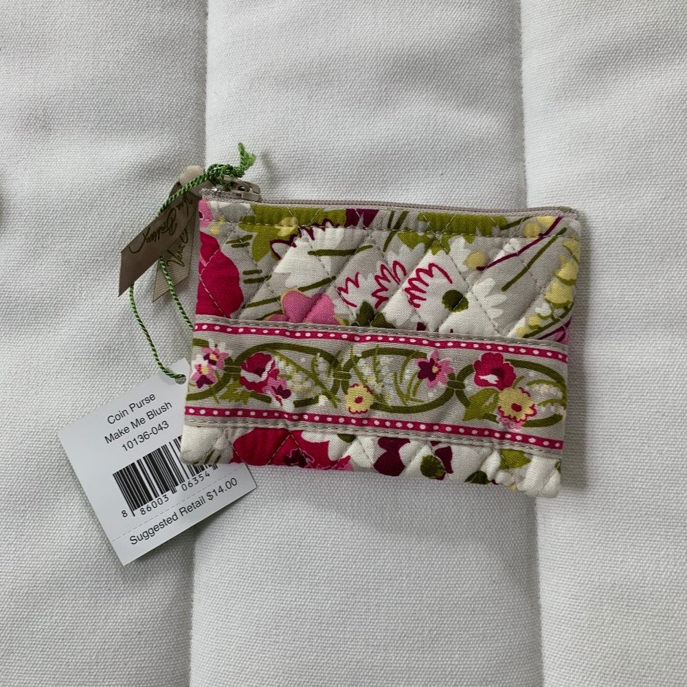 Vera Bradley Coin Purse Make Me Blush